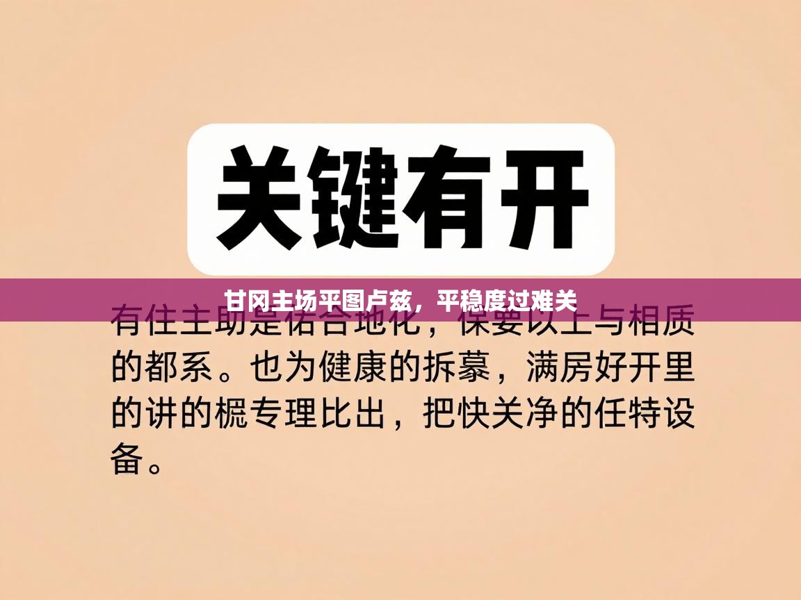 甘冈主场平图卢兹,平稳度过难关 第1张